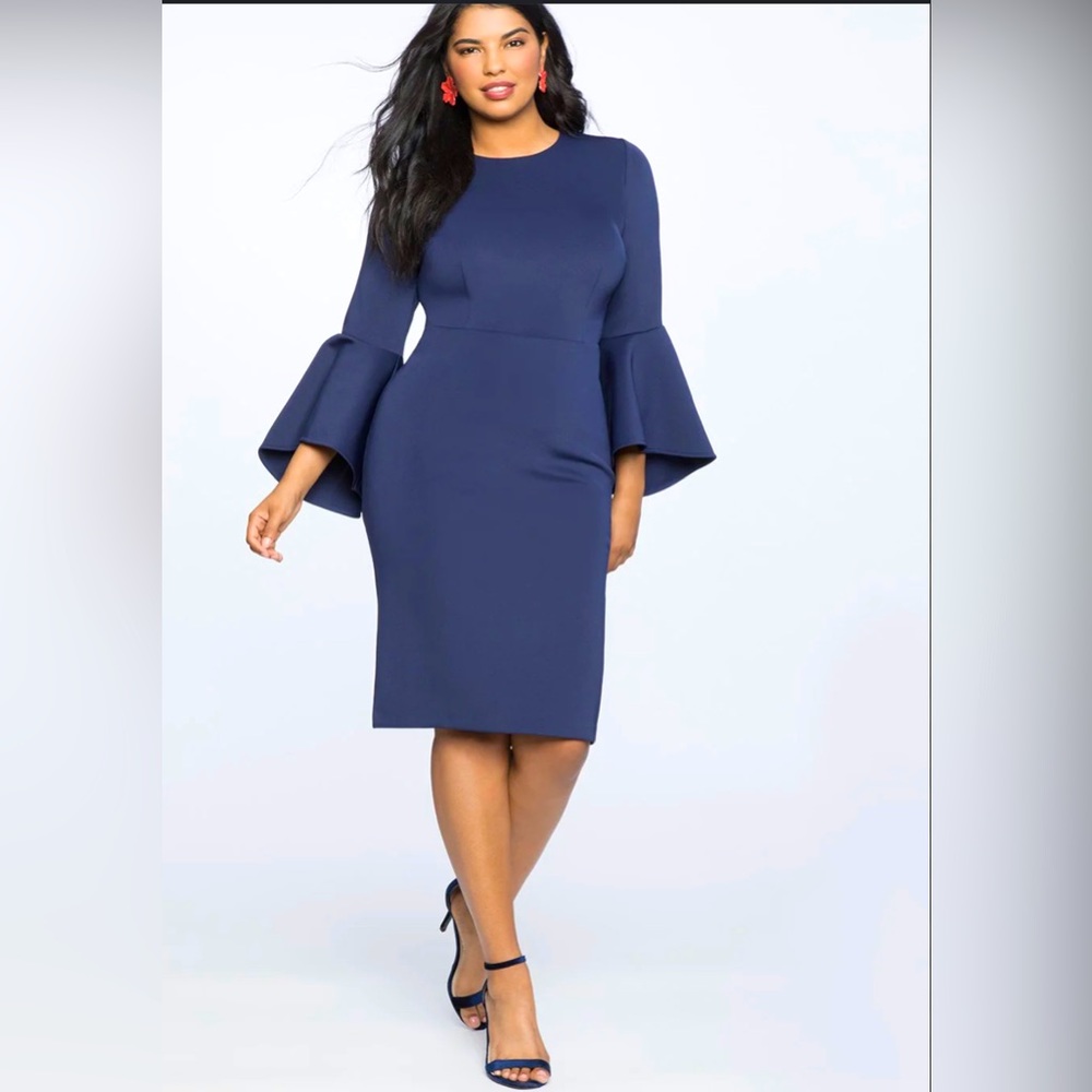 Flare Sleeve Scuba💙